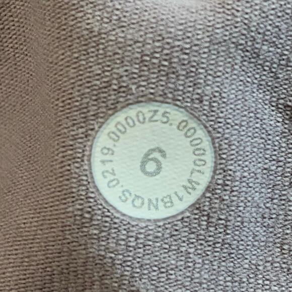 Lululemon Inner Glow Dress W1BNQS Washed Half MoonPima Cotton Size 6 Breathable - Picture 6 of 9